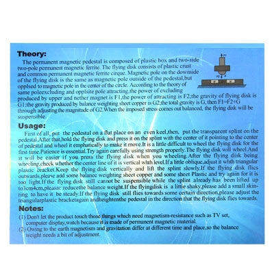 Magic UFO Magnetic Floating Flying Suspensible Saucer Disk Amazing Toy