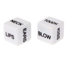 Load image into Gallery viewer, 2 PCS Sexy Dice Bachelor Party Game / Novelty Gift Bedroom Toy for Lover, Size: 15mm x 15mm x 15mm