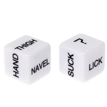 Load image into Gallery viewer, 2 PCS Sexy Dice Bachelor Party Game / Novelty Gift Bedroom Toy for Lover, Size: 15mm x 15mm x 15mm