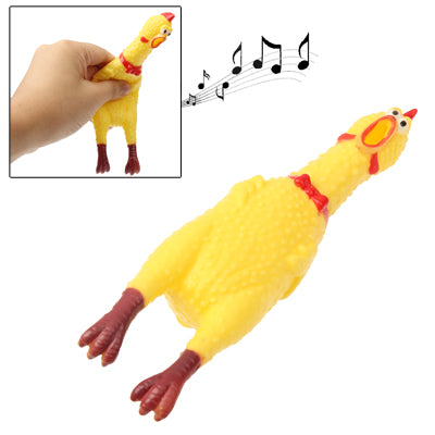 17cm Interesting Toy Stress-Relieved Screaming Hen Shrilling Chicken Relief Squeezed Gift