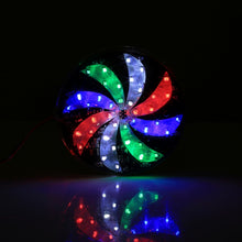 Load image into Gallery viewer, 40 LEDs SMD 2835 Motorcycle Modified Windmill Colorful Light Fire Wheel Light Styling Flash Atmosphere Lamp, Diameter: 10cm, DC 12V, Diameter: 10cm