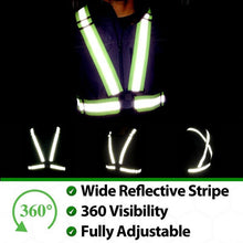 Load image into Gallery viewer, Night Riding Running Flexible Reflective Safety Vest