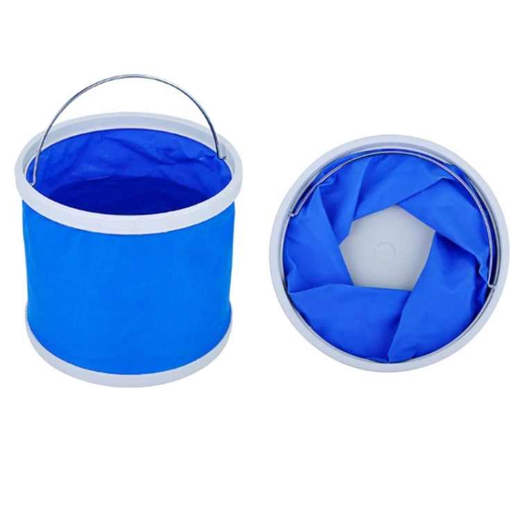 9L Multifunctional Foldable Bucket for Car Washing / Fishing / Storage, Random Color Delivery, Foldable Bucket