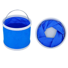 Load image into Gallery viewer, 9L Multifunctional Foldable Bucket for Car Washing / Fishing / Storage, Random Color Delivery, Foldable Bucket
