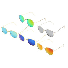 Load image into Gallery viewer, UV400 UV Protection Metal Frame AC Lens Sunglasses