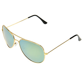 UV400 UV Protection Metal Frame AC Lens Frog Mirror Eyeglasses Sunglasses