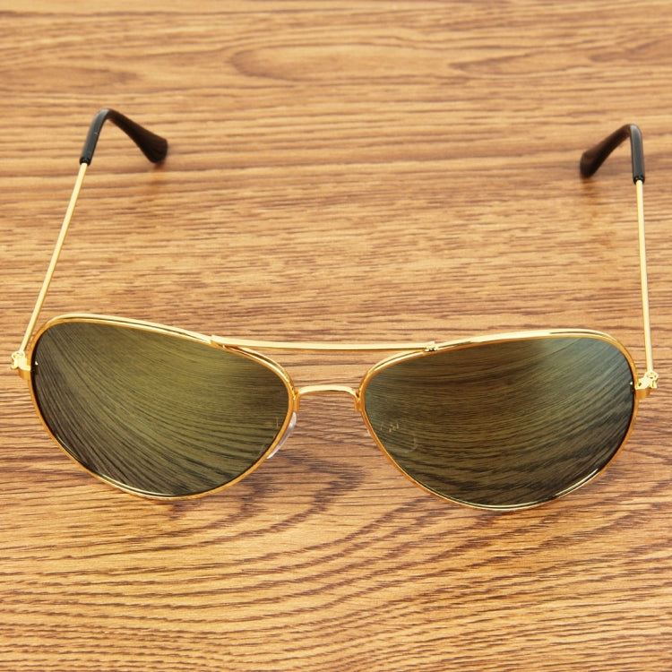 UV400 UV Protection Metal Frame AC Lens Frog Mirror Eyeglasses Sunglasses