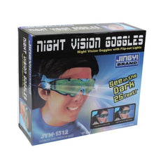 Load image into Gallery viewer, Night Vision Goggles with Flip-out Blue LED Lights