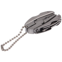 Load image into Gallery viewer, Mini Multi-functional Stainless Steel Pliers Tongs Cutter Knife Tool Kit Key Chain, 5 In 1