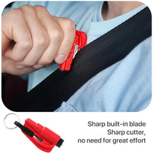 Load image into Gallery viewer, 2 in 1 Car Emergency Hammer / Key Chain / Knife Broken Glass Portable Tool, 2 in 1 Black, 2 in 1 Red, 2 in 1 Yellow