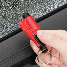 Load image into Gallery viewer, 2 in 1 Car Emergency Hammer / Key Chain / Knife Broken Glass Portable Tool, 2 in 1 Black, 2 in 1 Red, 2 in 1 Yellow