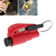 Load image into Gallery viewer, 2 in 1 Car Emergency Hammer / Key Chain / Knife Broken Glass Portable Tool, 2 in 1 Black, 2 in 1 Red, 2 in 1 Yellow