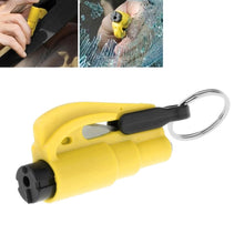 Load image into Gallery viewer, 2 in 1 Car Emergency Hammer / Key Chain / Knife Broken Glass Portable Tool, 2 in 1 Black, 2 in 1 Red, 2 in 1 Yellow