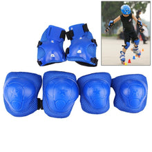 Load image into Gallery viewer, 6 in 1 Roller Skate Knee &amp; Elbow &amp; Wrist Pads Protective Gear Sets
