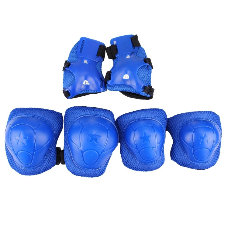 6 in 1 Roller Skate Knee & Elbow & Wrist Pads Protective Gear Sets