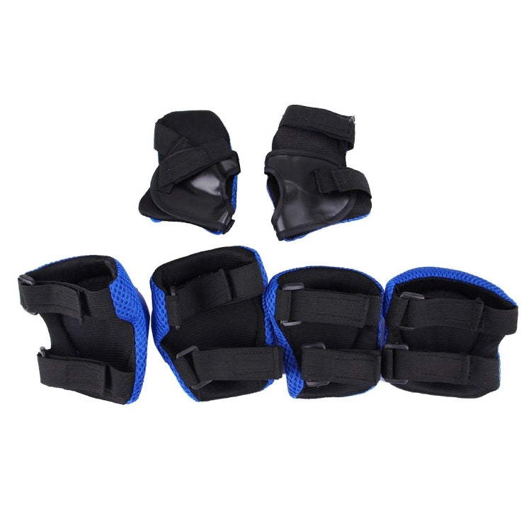 6 in 1 Roller Skate Knee & Elbow & Wrist Pads Protective Gear Sets