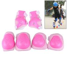 Load image into Gallery viewer, 6 in 1 Roller Skate Knee &amp; Elbow &amp; Wrist Pads Protective Gear Sets