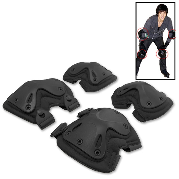 Unique X-shaped Couples Hatch XTAK Knee and Elbow Pads Protective Gear
