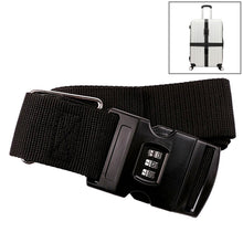 Load image into Gallery viewer, Luggage Strap Cross Belt Adjustable Packing Band Belt Strap with Password Lock for Luggage Travel Suitcase