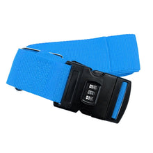 Load image into Gallery viewer, Luggage Strap Cross Belt Adjustable Packing Band Belt Strap with Password Lock for Luggage Travel Suitcase