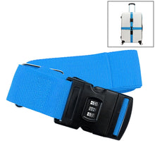 Load image into Gallery viewer, Luggage Strap Cross Belt Adjustable Packing Band Belt Strap with Password Lock for Luggage Travel Suitcase