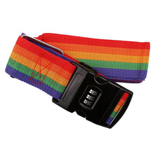 Load image into Gallery viewer, Luggage Strap Cross Belt Adjustable Packing Band Belt Strap with Password Lock for Luggage Travel Suitcase