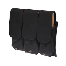 Load image into Gallery viewer, Triple Canvas Clips Pouch with Hook and Loop Fastener &amp; Quick Release Buckles