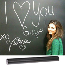Load image into Gallery viewer, PVC Matte Blackboard Wallpaper / Graffiti Board Blackboard Wallpaper Wall Sticker, Size: 200(L) x 45cm(W), PVC Matte Blackboard