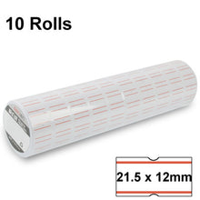 Load image into Gallery viewer, High Quality Handheld ink Price Labeller Paper, Labels Specifications: 21.5mm x 12mm, No. 3210 (10 Rolls in one packing, the price is for 10 Rolls)