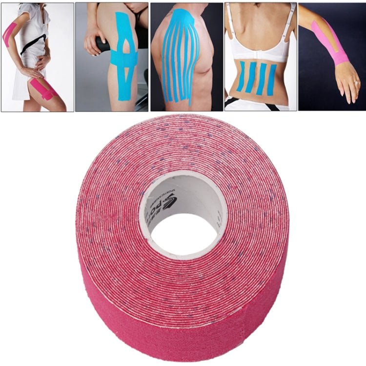 Waterproof Kinesiology Tape Sports Muscles Care Therapeutic Bandage, Size: 5m(L) x 5cm(W), Size: 5mx 5cm Blue, Size: 5m x 5cm Magenta, Size: 5mx 5cm Apricot, Size: 5mx 5cm Black, Size: 5mx 5cm White, Size: 5mx 5cm Green, Size: 5mx 5cm, Size: 5mx 5cm Re...