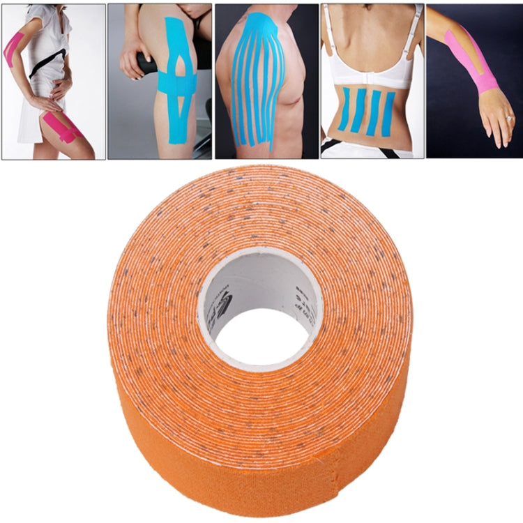 Waterproof Kinesiology Tape Sports Muscles Care Therapeutic Bandage, Size: 5m(L) x 5cm(W), Size: 5mx 5cm White, Size: 5mx 5cm Green, Size: 5mx 5cm, Size: 5mx 5cm Red, Size: 5mx 5cm Yellow, Size: 5mx 5cm Orange, Size: 5mx 5cm Blue, Size: 5m x 5cm Magent...