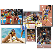 Load image into Gallery viewer, Waterproof Kinesiology Tape Sports Muscles Care Therapeutic Bandage, Size: 5m(L) x 5cm(W), Size: 5mx 5cm White, Size: 5mx 5cm Green, Size: 5mx 5cm, Size: 5mx 5cm Red, Size: 5mx 5cm Yellow, Size: 5mx 5cm Orange, Size: 5mx 5cm Blue, Size: 5m x 5cm Magent...