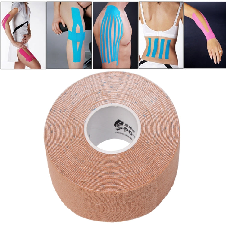Waterproof Kinesiology Tape Sports Muscles Care Therapeutic Bandage, Size: 5m(L) x 5cm(W), Size: 5mx 5cm White, Size: 5mx 5cm Green, Size: 5mx 5cm, Size: 5mx 5cm Red, Size: 5mx 5cm Yellow, Size: 5mx 5cm Orange, Size: 5mx 5cm Blue, Size: 5m x 5cm Magent...