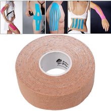 Load image into Gallery viewer, Waterproof Kinesiology Tape Sports Muscles Care Therapeutic Bandage, Size: 5m(L) x 2.5cm(W), Size: 5m x 2.5cm