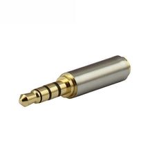 Load image into Gallery viewer, 3.5mm 4-Pin Audio Jack Connector to 2.5mm 4-Pin Adapters (10 Pcs in One Package, the Price is for 10 Pcs), 3.5mm Male to 2.5mm Female
