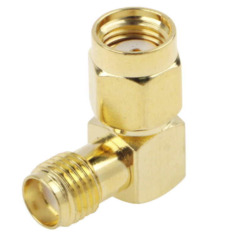 Gold Plated RP-SMA Male to SMA Female Adapter, RP-SMA Male to SMA Female