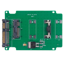 Load image into Gallery viewer, mSATA mini PCI-E SSD Hard Drive to 2.5 inch SATA Converter Card, mSATA SSD