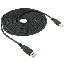Load image into Gallery viewer, USB 2.0 Printer Extension AM to BM Cable, Length: 5m, Length: 5m