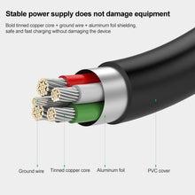 Load image into Gallery viewer, 2 in 1 USB 2.0 Male to Mini 5pin Male + USB Male Cable, Length: 80 cm, USB 2.0 AM to USB+Mini USB