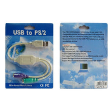 Load image into Gallery viewer, USB to PS/2 Adapter Cable for keyboard and Mouse , normal quality