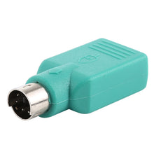 Load image into Gallery viewer, USB A Jack to mini DIN6 male Adapter (USB to PS/2), USB Female to PS/2 Male