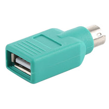 Load image into Gallery viewer, USB A Jack to mini DIN6 male Adapter (USB to PS/2), USB Female to PS/2 Male