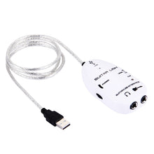 Load image into Gallery viewer, USB Interface Guitar Link Cable PC / MAC Recording, USB Interface Guitar Link Cable (Black), USB Interface Guitar Link Cable (White)