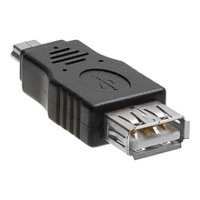 Load image into Gallery viewer, USB 2.0 Female to Mini USB 5Pin Male Adapter (OTG function)