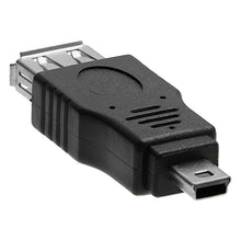 Load image into Gallery viewer, USB 2.0 Female to Mini USB 5Pin Male Adapter (OTG function)