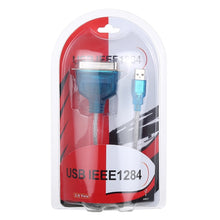 Load image into Gallery viewer, USB 2.0 to IEEE1284 Print Cable, Length: 1.5m, USB 2.0 to IEEE1284 (Blue)