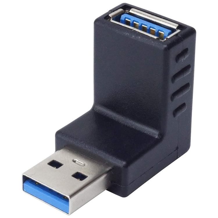USB 3.0 AM to USB 3.0 AF Adapter, Down Angle AM to AF
