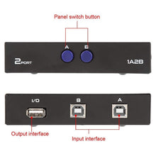 Load image into Gallery viewer, 2 Port USB Data Switch