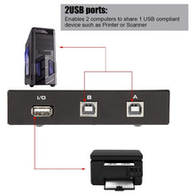 Load image into Gallery viewer, 2 Port USB Data Switch
