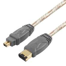 Load image into Gallery viewer, IEEE 1394 FireWire 6 Pin to 4 Pin Cable, Length: 5m, 6Pin to 4Pin(5m)